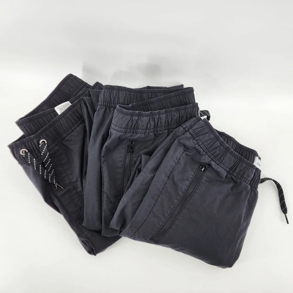 Old Navy Tech Taper Boys Pant Size XXL 18 Lot of 3 Black NWOT Fall Winter School
